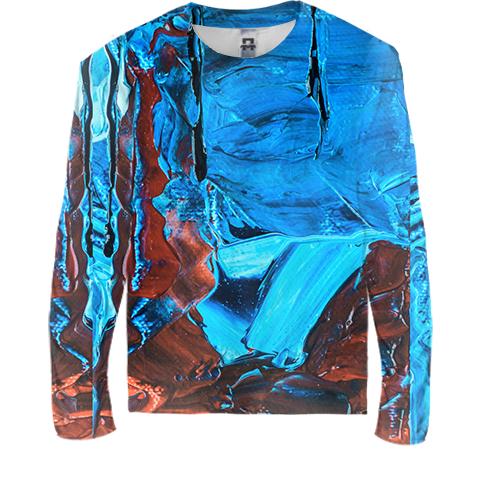 Детский 3D лонгслив Multicolor abstraction 5