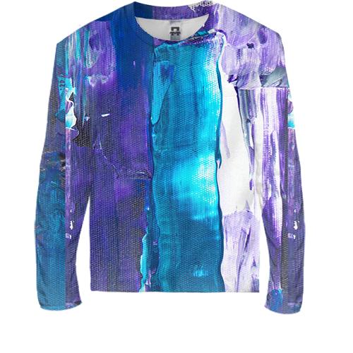 Детский 3D лонгслив Multicolor abstraction 8