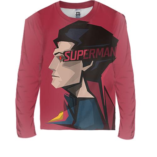 Детский 3D лонгслив SUPERMAN