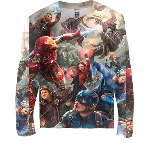 Детский 3D лонгслив Avengers