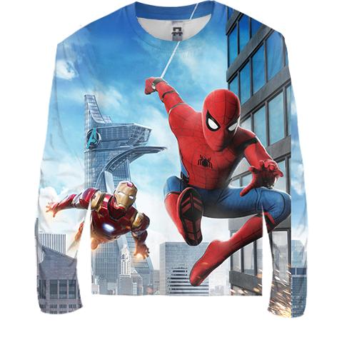 Детский 3D лонгслив SPIDERMAN