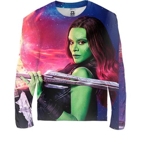 Дитячий 3D лонгслів Gamora Avengers