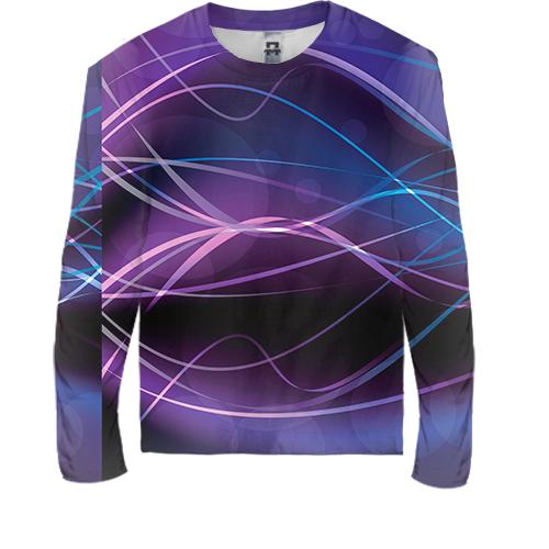 Детский 3D лонгслив Multicolor abstraction.