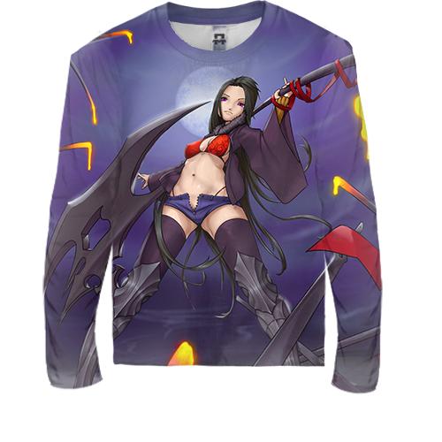 Дитячий 3D лонгслів Anime Warrior Girl