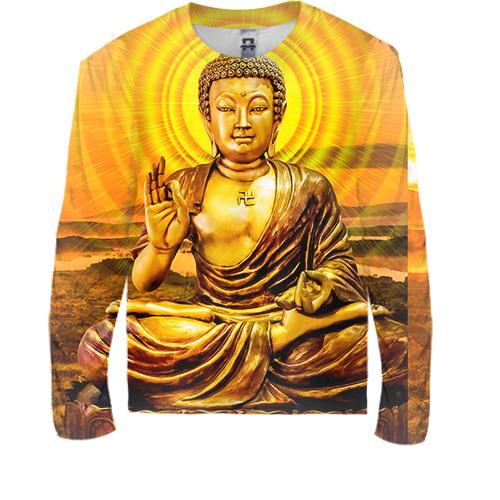 Детский 3D лонгслив Buddha god