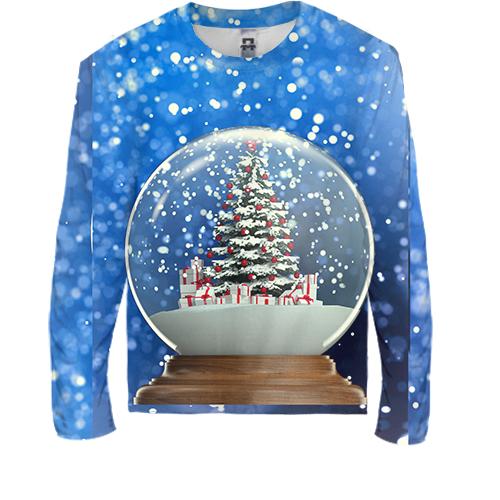 Дитячий 3D лонгслів Ball with tree
