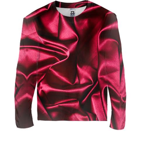 Детский 3D лонгслив Red satin
