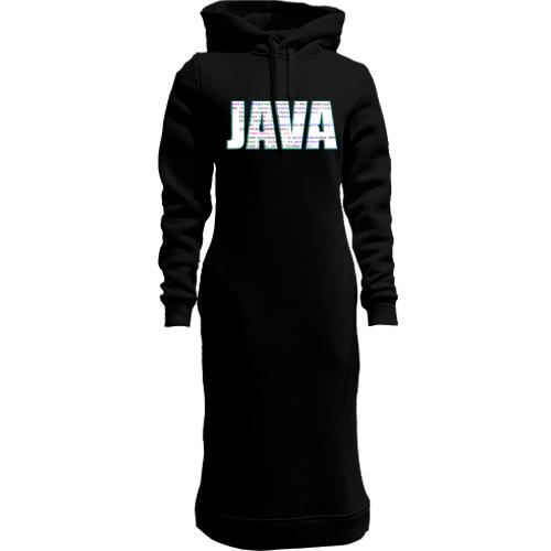 Женская толстовка-платье для программиста JAVA