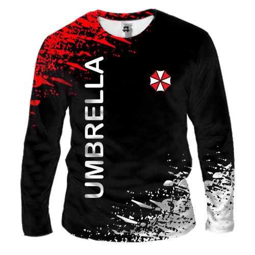 Мужской 3D лонгслив Umbrella corporation (2)