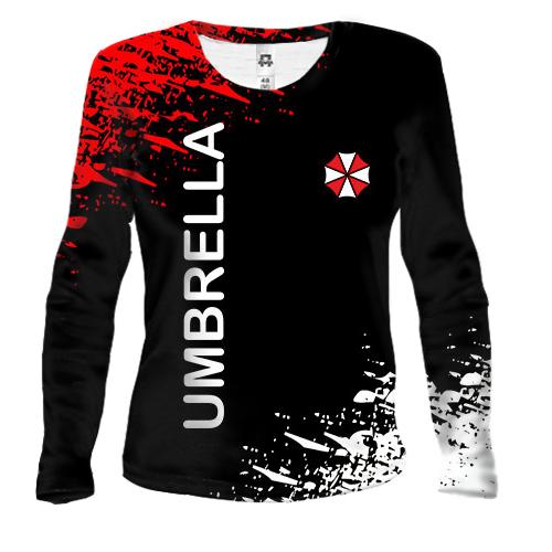 Жіночий 3D лонгслів Umbrella corporation (2)