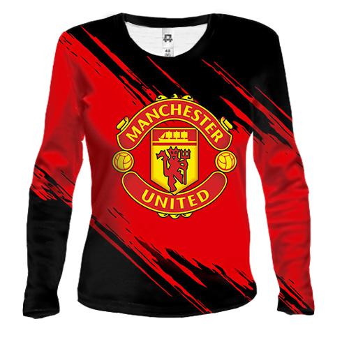 Женский 3D лонгслив MANCHESTER UNITED