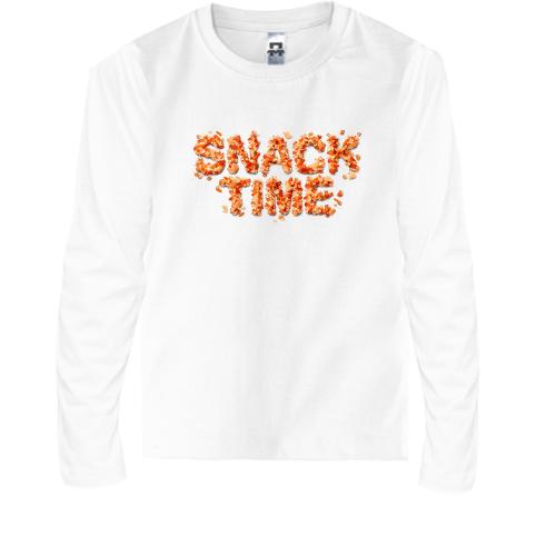 Детская футболка с длинным рукавом Snack Time (2)