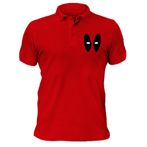 Футболка поло Deadpool (очі)