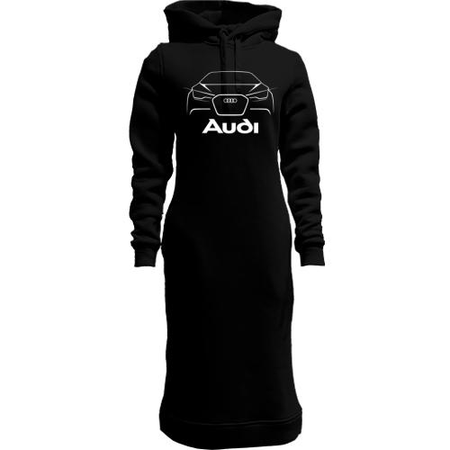 Жіночі толстовки-плаття Audi (силует)