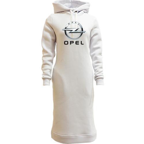 Женская толстовка-платье Opel logo
