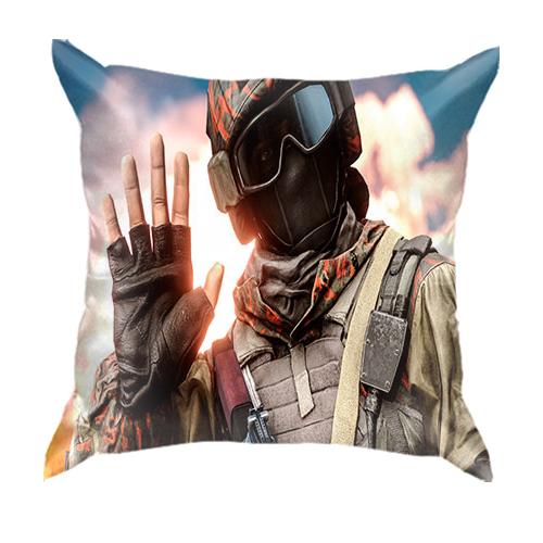 3D подушка з солдатом (Battlefield)