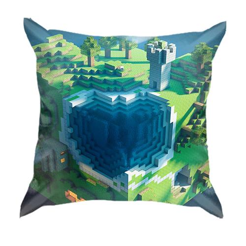 3D подушка Minecraft - Світ