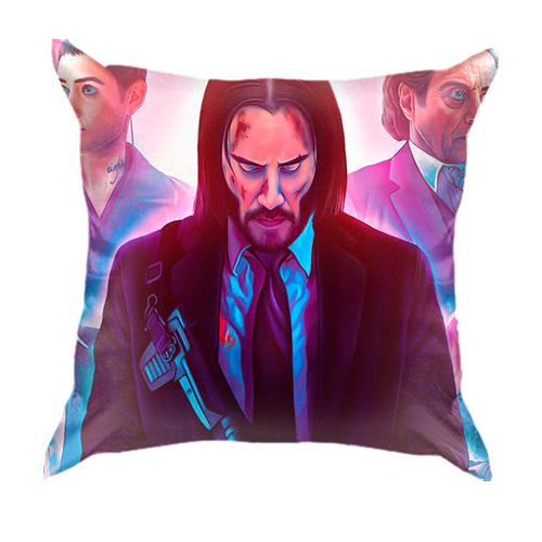 3D подушка Джон Уик (постер)