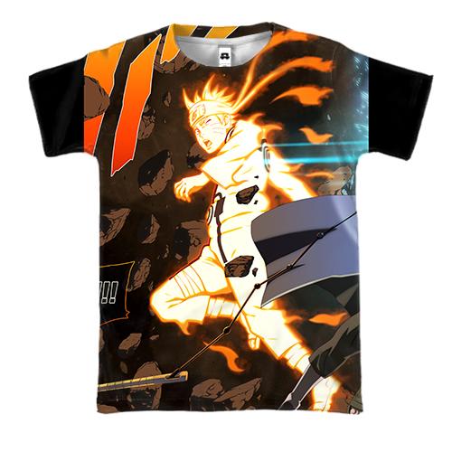 3D футболка Naruto fighting 2