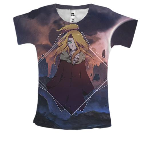 Женская 3D футболка Naruto character