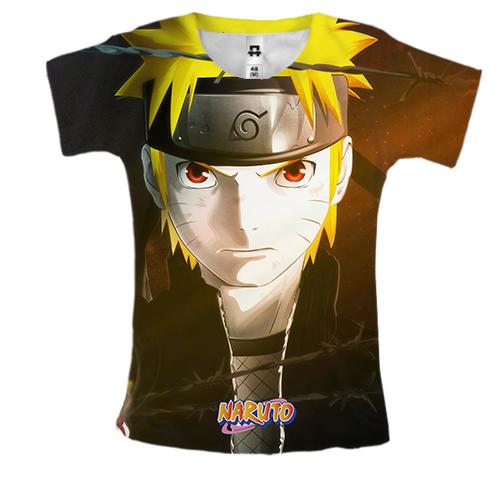 Жіноча 3D футболка Naruto power