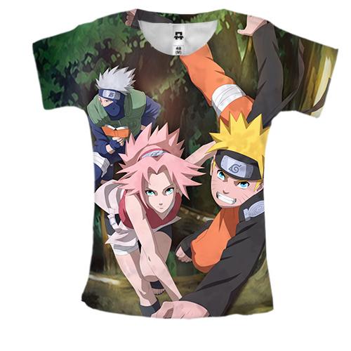 Жіноча 3D футболка Naruto`s comand 2