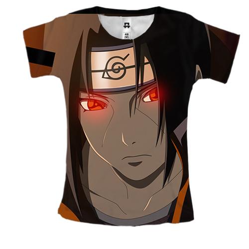 Жіноча 3D футболка Sasuke Uchiha 2
