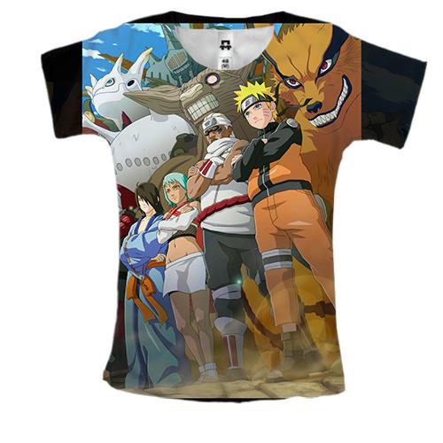 Женская 3D футболка Naruto`s comand 6