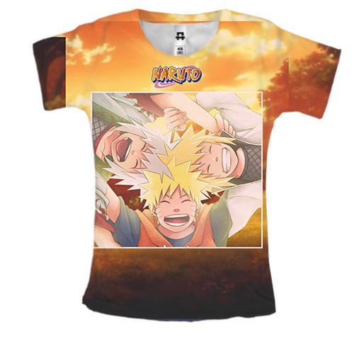 Женская 3D футболка Naruto`s comand 7