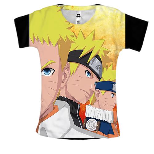 Жіноча 3D футболка Naruto and Sasuke 12