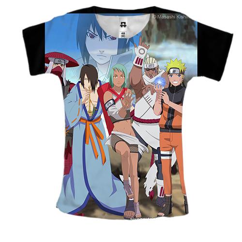 Женская 3D футболка Naruto`s comand 11