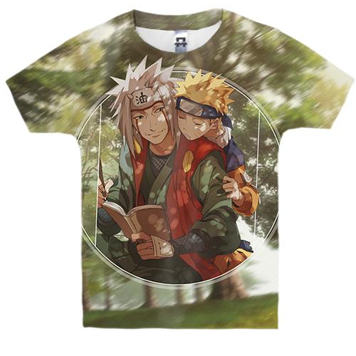 Детская 3D футболка Naruto and Jiraiya