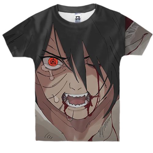 Дитяча 3D футболка Sasuke Uchiha