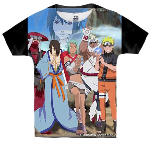 Детская 3D футболка Naruto`s comand 11