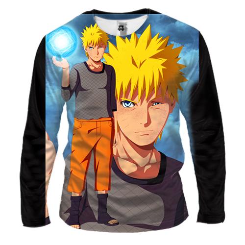 Мужской 3D лонгслив Naruto and Sasuke 8