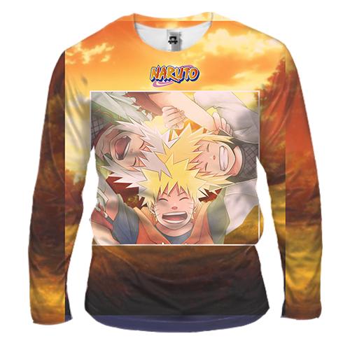 Чоловічий 3D лонгслів Naruto`s comand 7