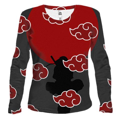 Женский 3D лонгслив Naruto pattern