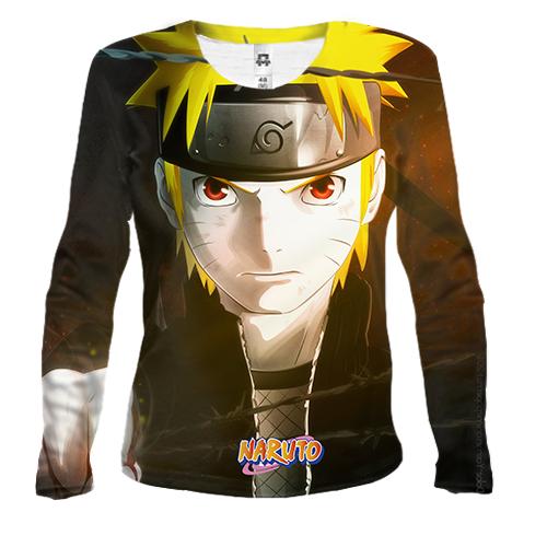 Жіночий 3D лонгслів Naruto power