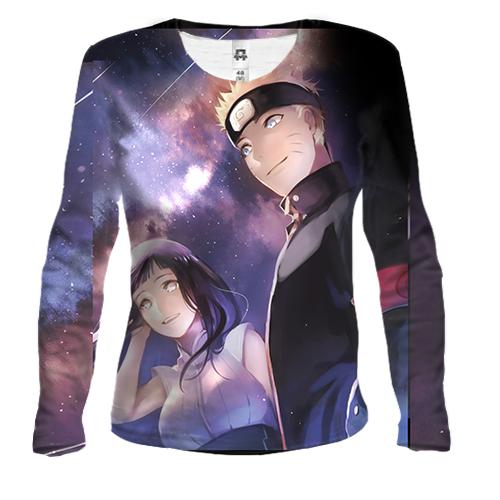 Женский 3D лонгслив Naruto and Hinata