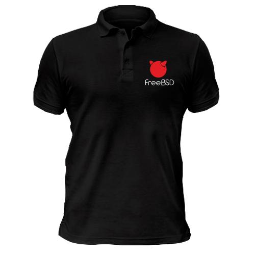 Футболка поло FreeBSD