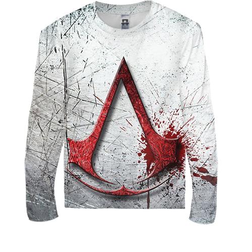 Дитячий 3D лонгслів Assassin’s Creed лого