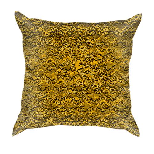 3D подушка з візерунковим злитком золота