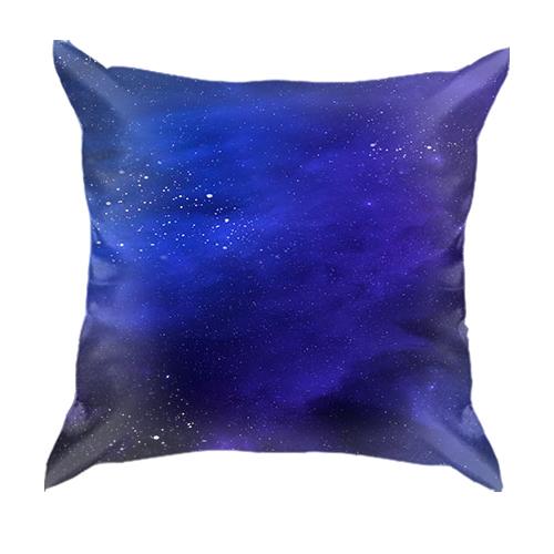 3D подушка з синім космосом