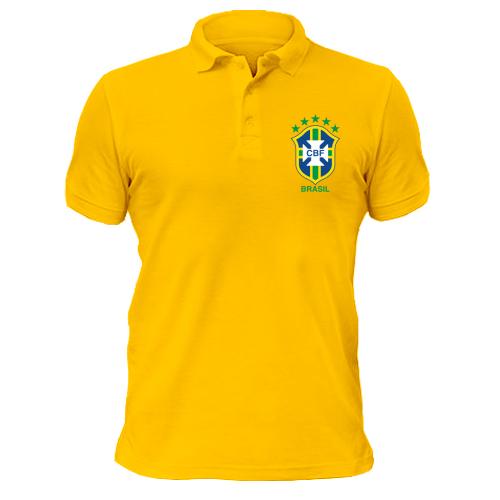 Футболка поло Збірна Бразилії з футболу