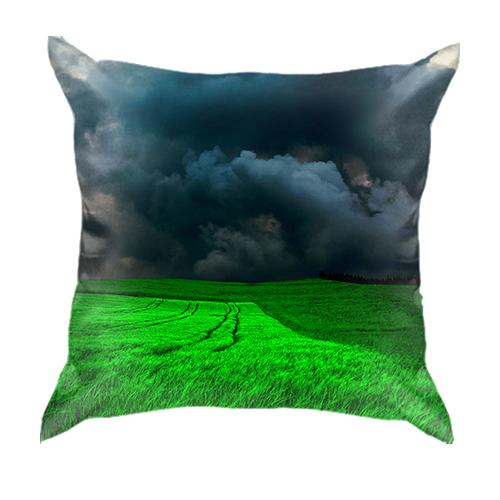3D подушка Летняя гроза