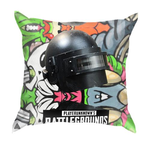 3D подушка со шлемом из PUBG
