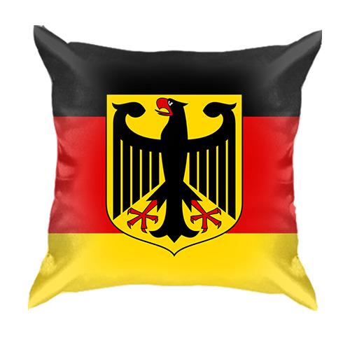 3D подушка с флагом Германии