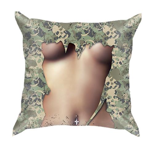 3D подушка с женским торсом