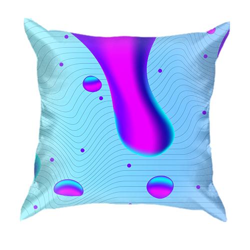 3D подушка с лавовой жидкостью
