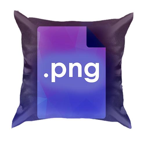 3D подушка с надписью PNG
